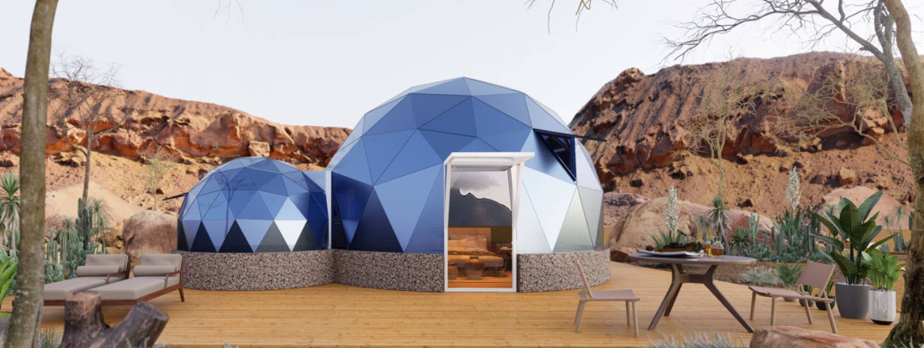 湘桥区球形智能光伏玻璃星空房